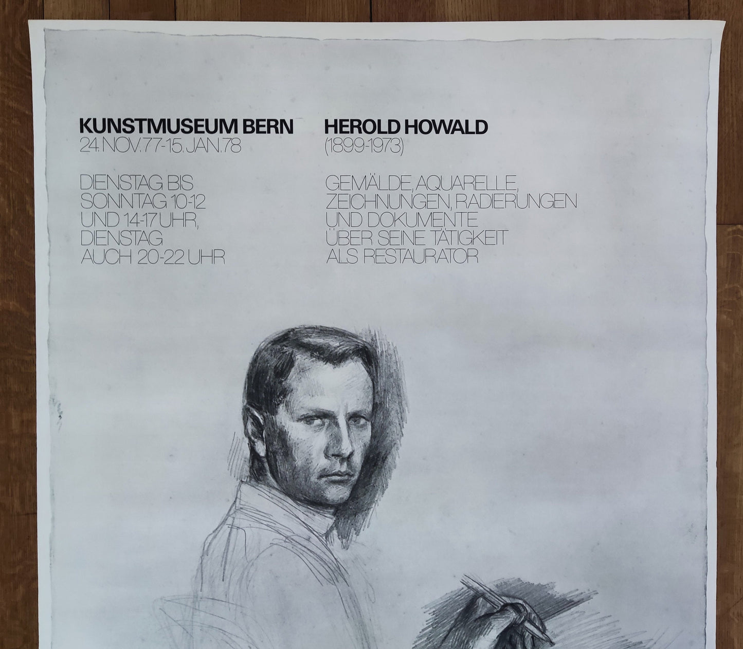 Herold Howald vintage poster - 35.4"×50.4" (90×128cm)