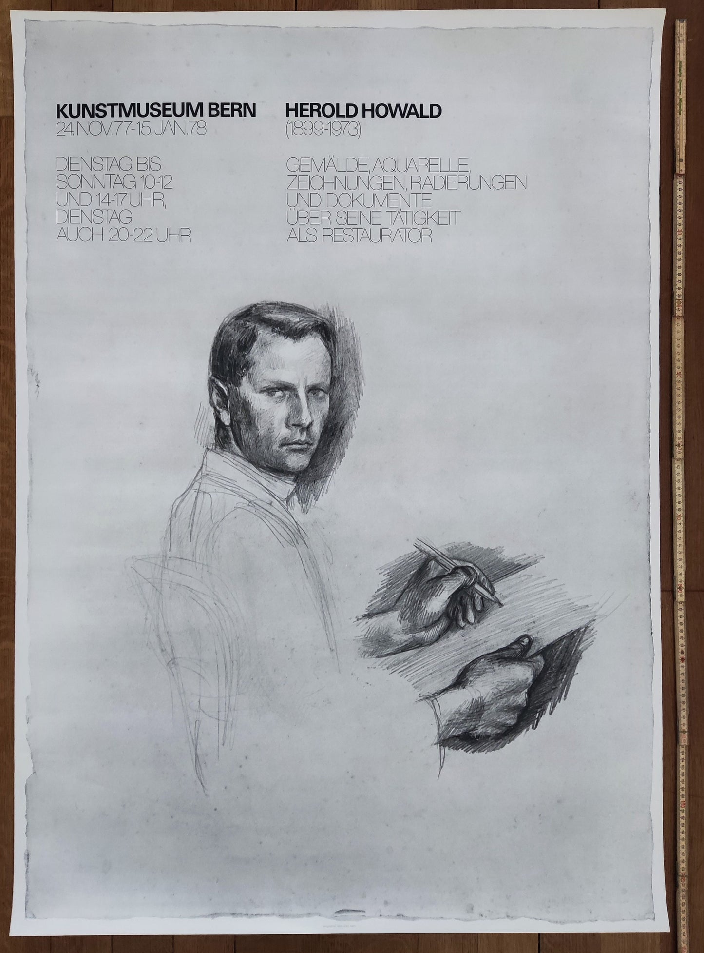 Herold Howald vintage poster - 35.4"×50.4" (90×128cm)
