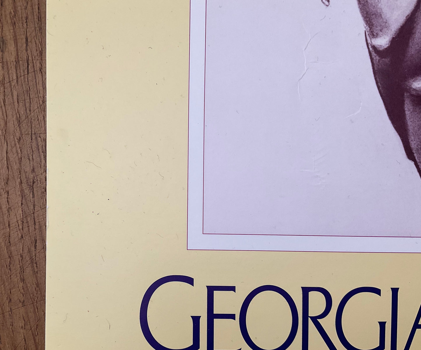 Georgia O'Keeffe original art poster - 11.0"×17.0" (28×43.2cm)