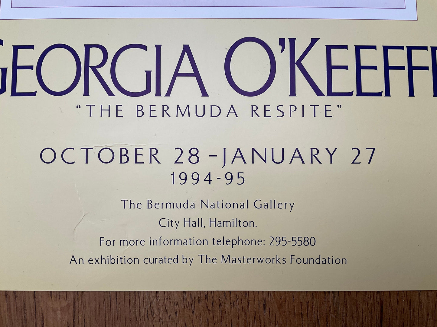 Georgia O'Keeffe original art poster - 11.0"×17.0" (28×43.2cm)