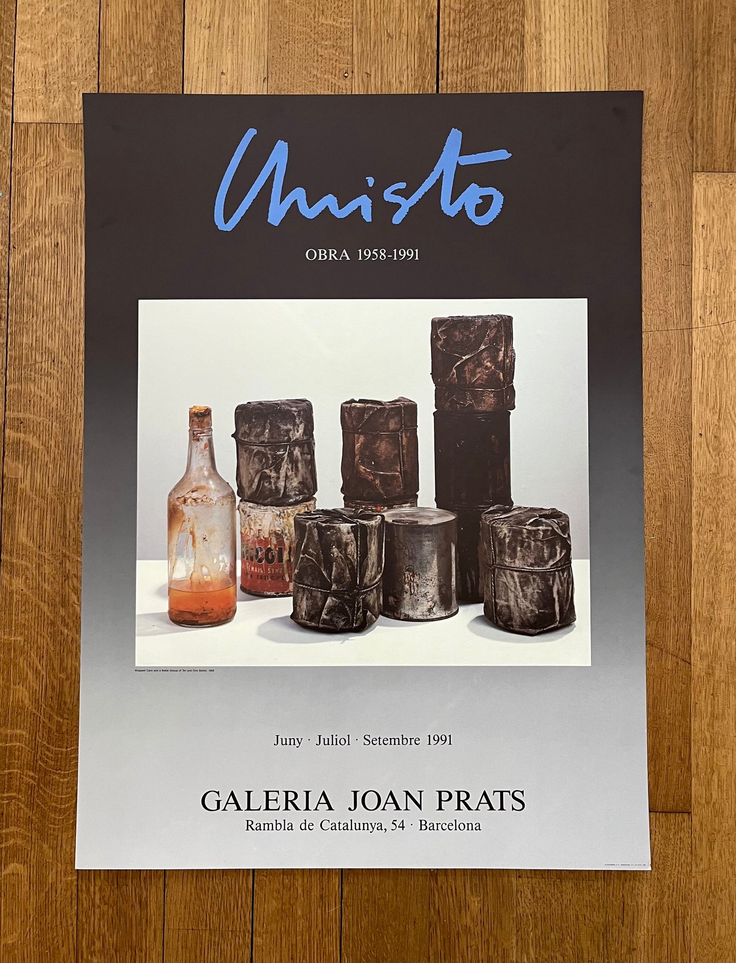 Christo original art poster - 21.9"×30.1" (55.5×76.5cm)