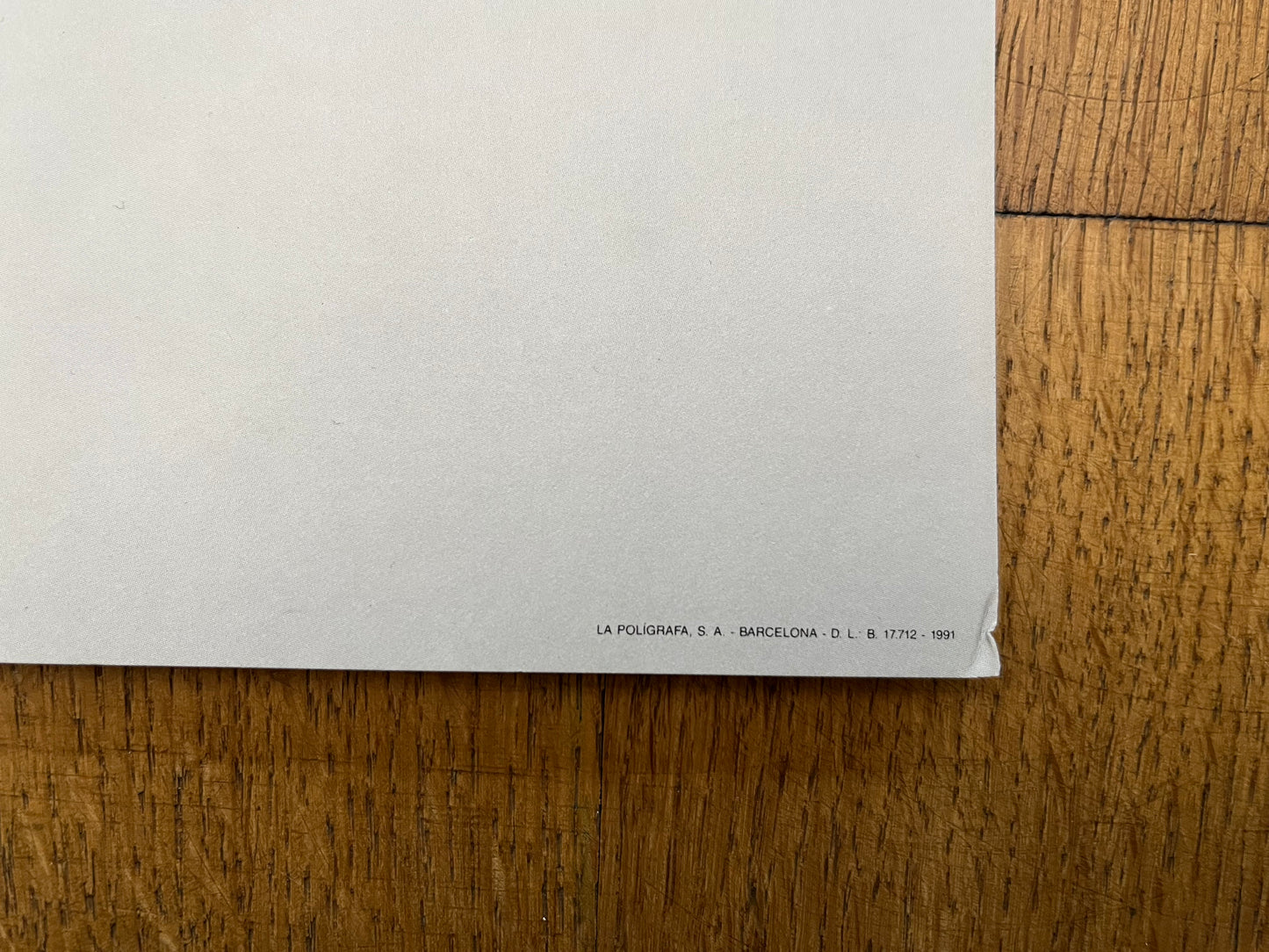 Christo original art poster - 21.9"×30.1" (55.5×76.5cm)