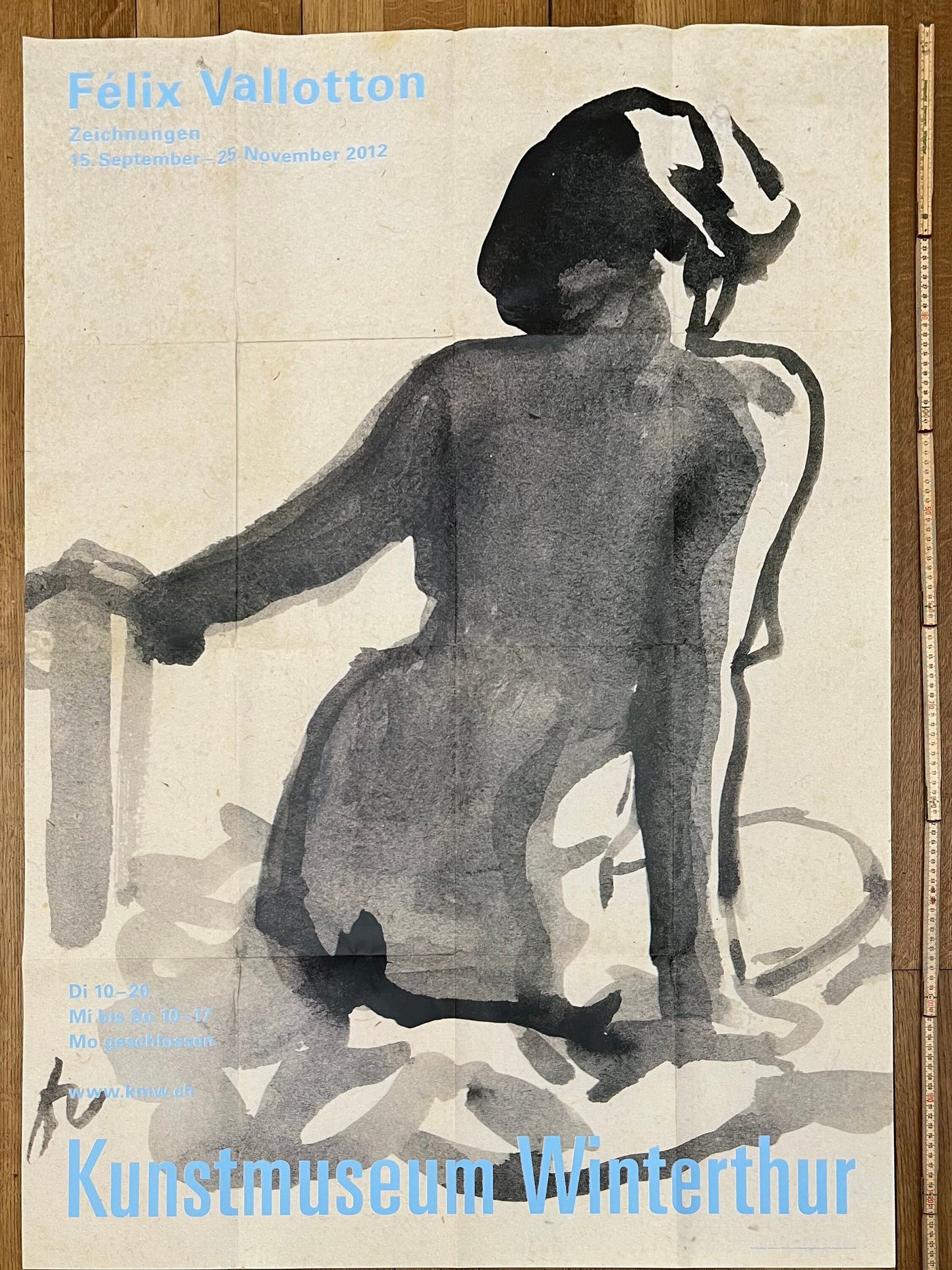 Felix Vallotton museum poster folded - 35.4"×50.4" (90×128cm)