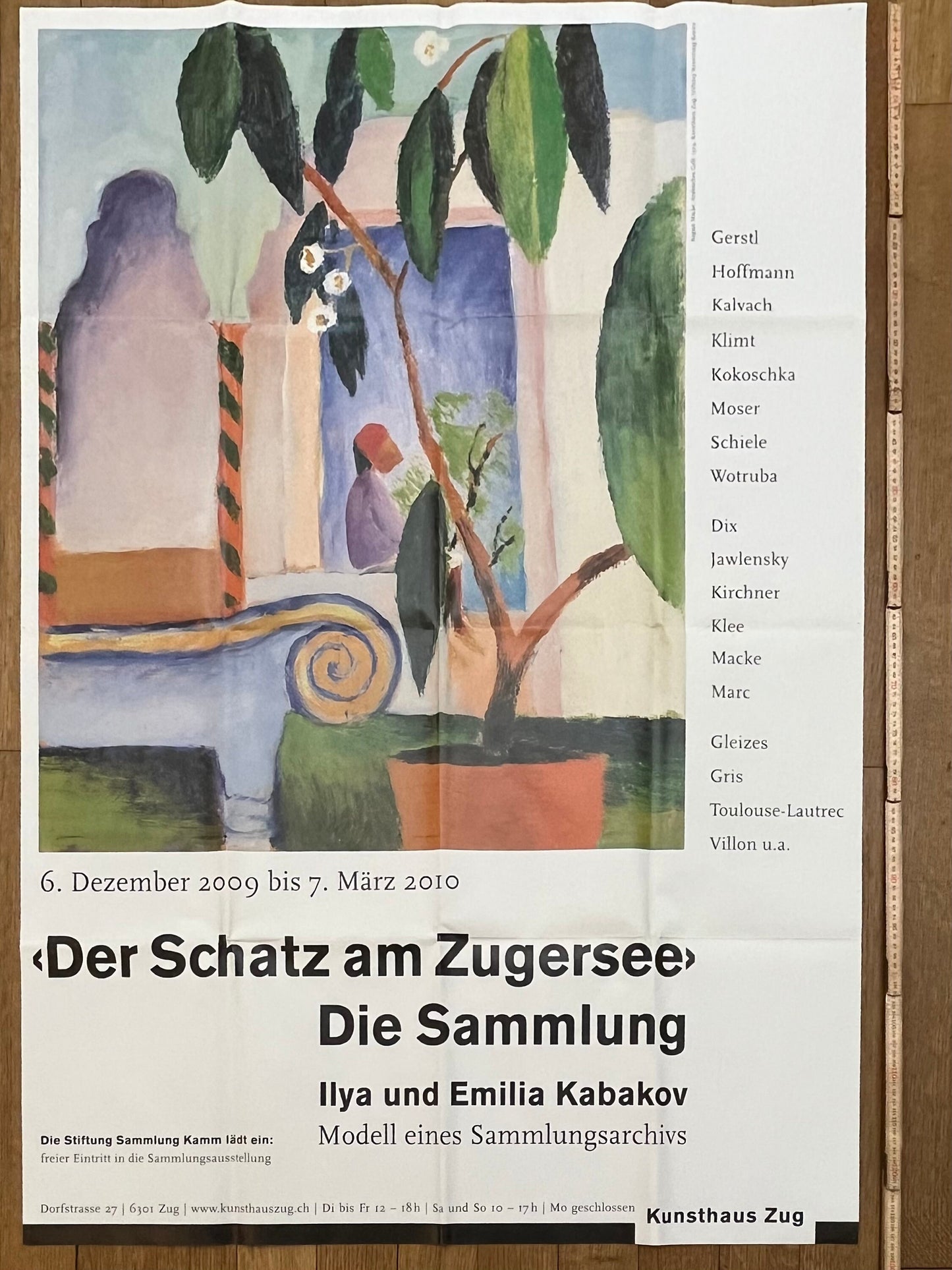 August Macke original art poster - 35.0"×50.2" (89×127.6cm)