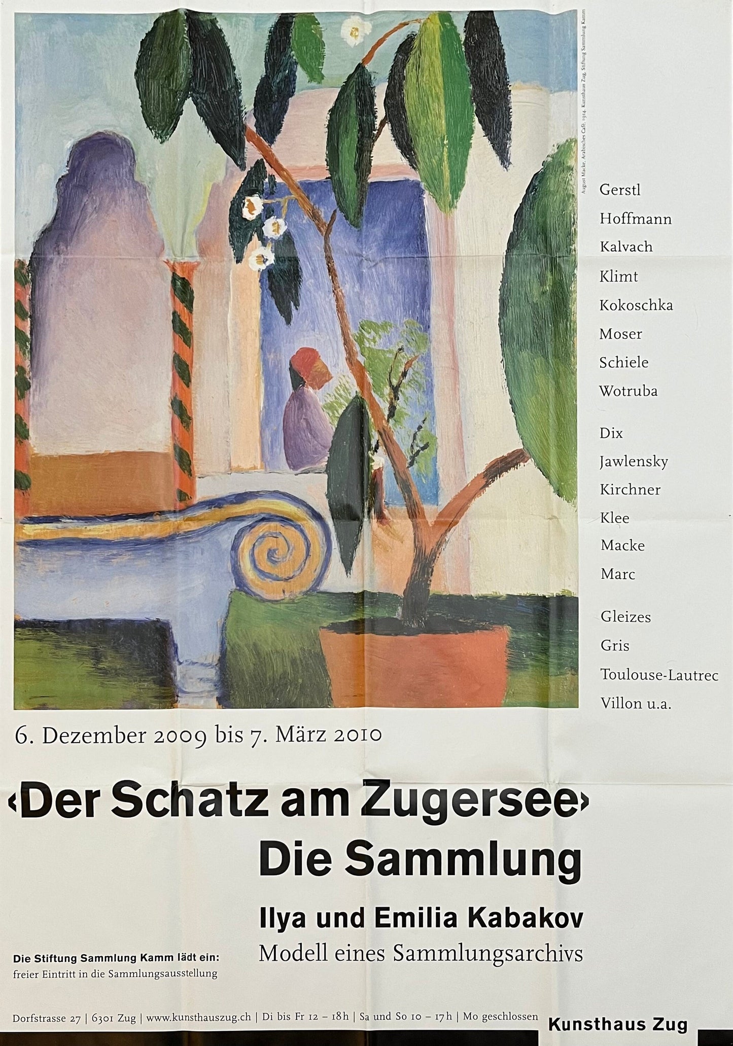 August Macke original art poster - 35.0"×50.2" (89×127.6cm)