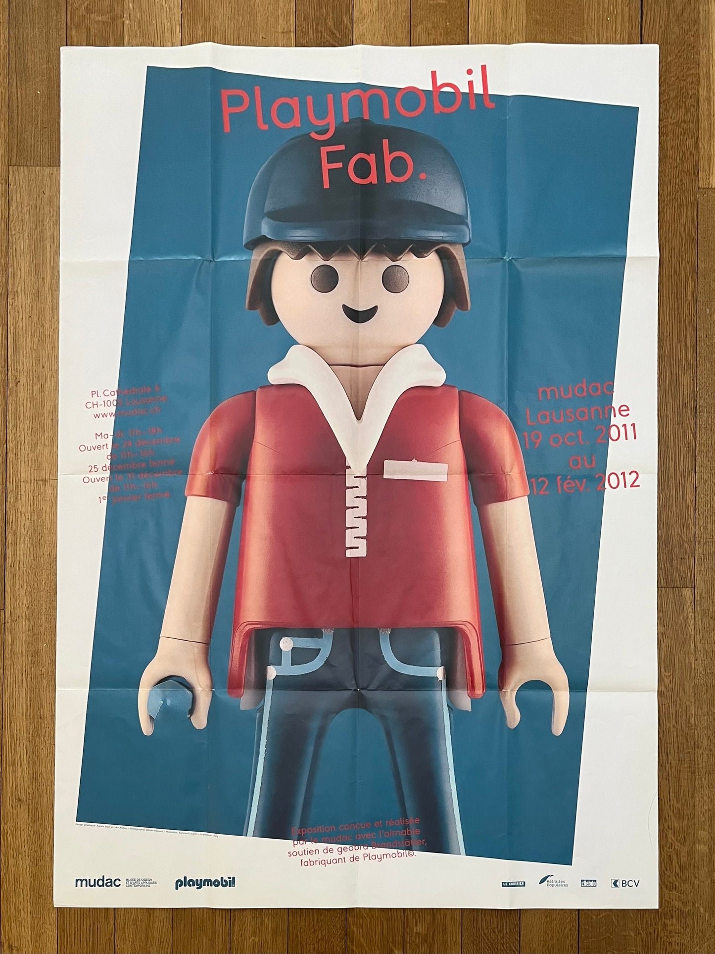 Playmobil original art poster - 35.4"×50.4" (90×128cm)