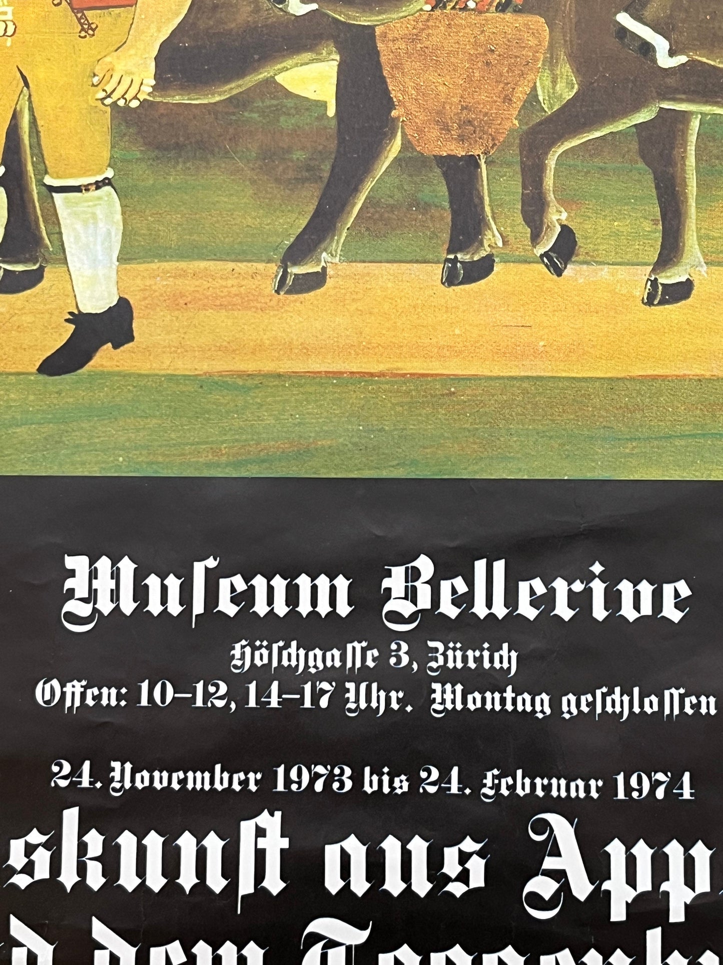 Appenzell vintage exhibition poster - 35.6"×50.4" (90.5×128cm)