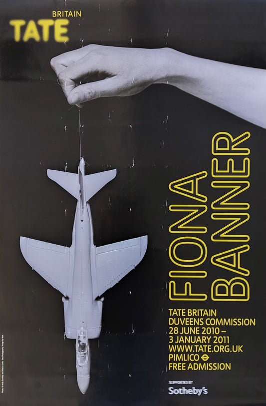 Fiona Banner original art poster - 20.1"×29.9" (51×76cm)