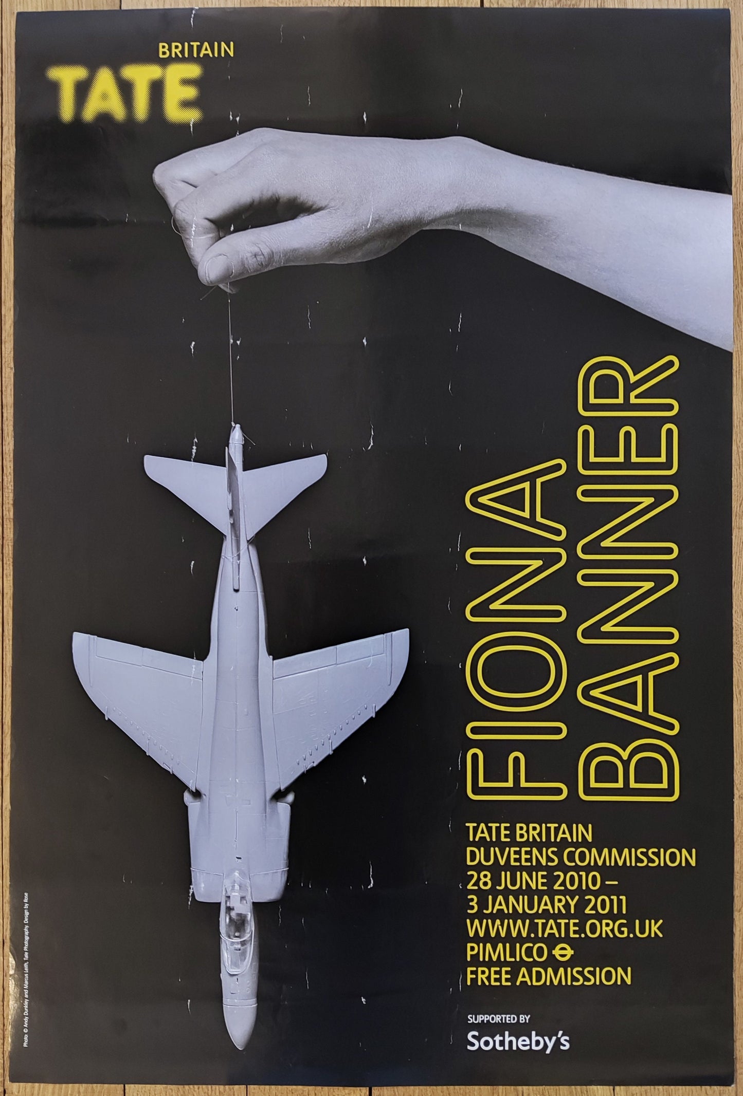 Fiona Banner original art poster - 20.1"×29.9" (51×76cm)