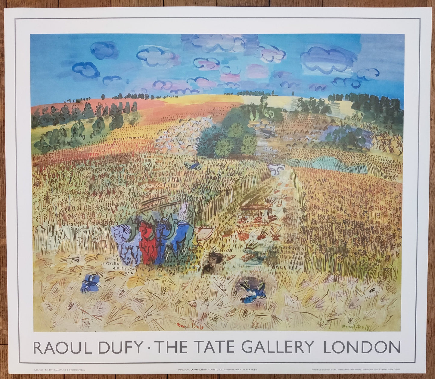 Raoul Dufy original art print - 27.6"×23.6" (70×60cm)