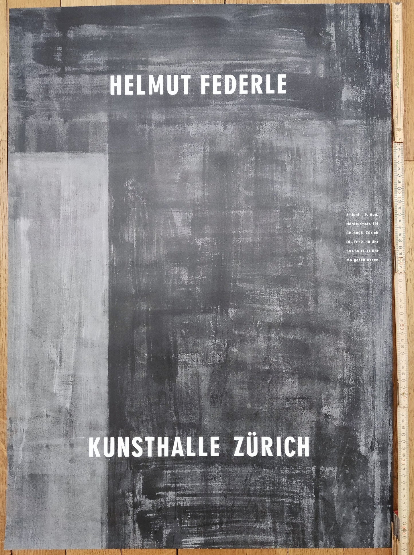 Helmut Federle art exhibition poster - 23.4"×33.1" (59.5×84cm)