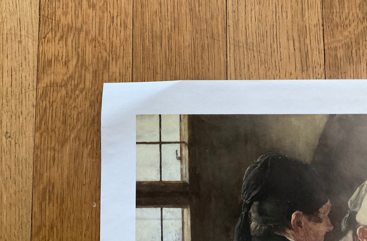 Édouard Manet "Entre nous" original art exhibition poster - 35.4"×50.4" (90×128cm)