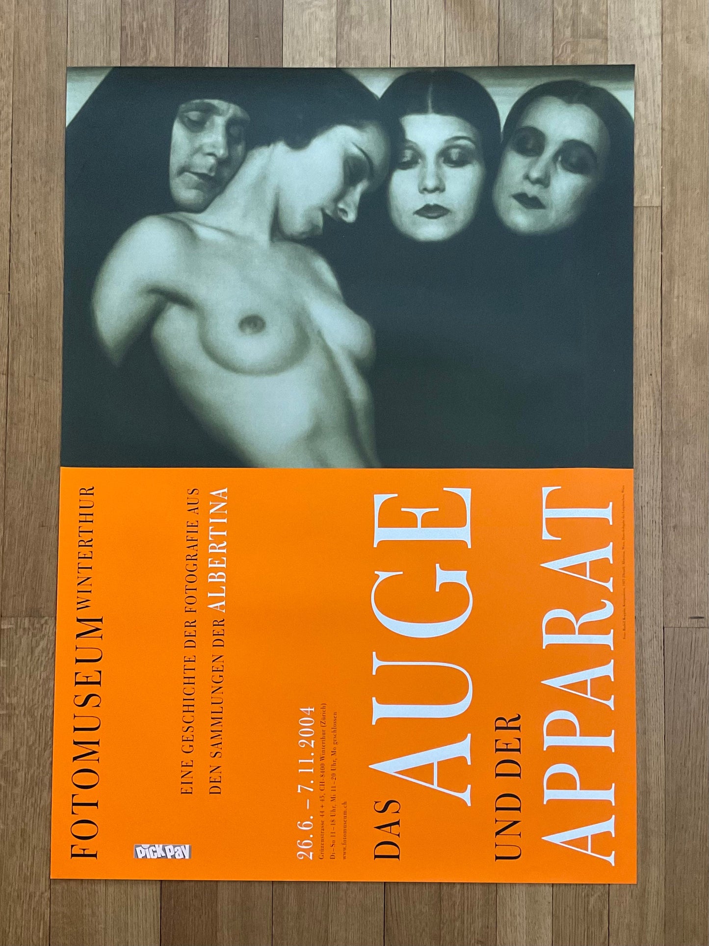 Rudolf Koppitz original art exhibition poster. - 35.4"×50.4" (90×128cm)