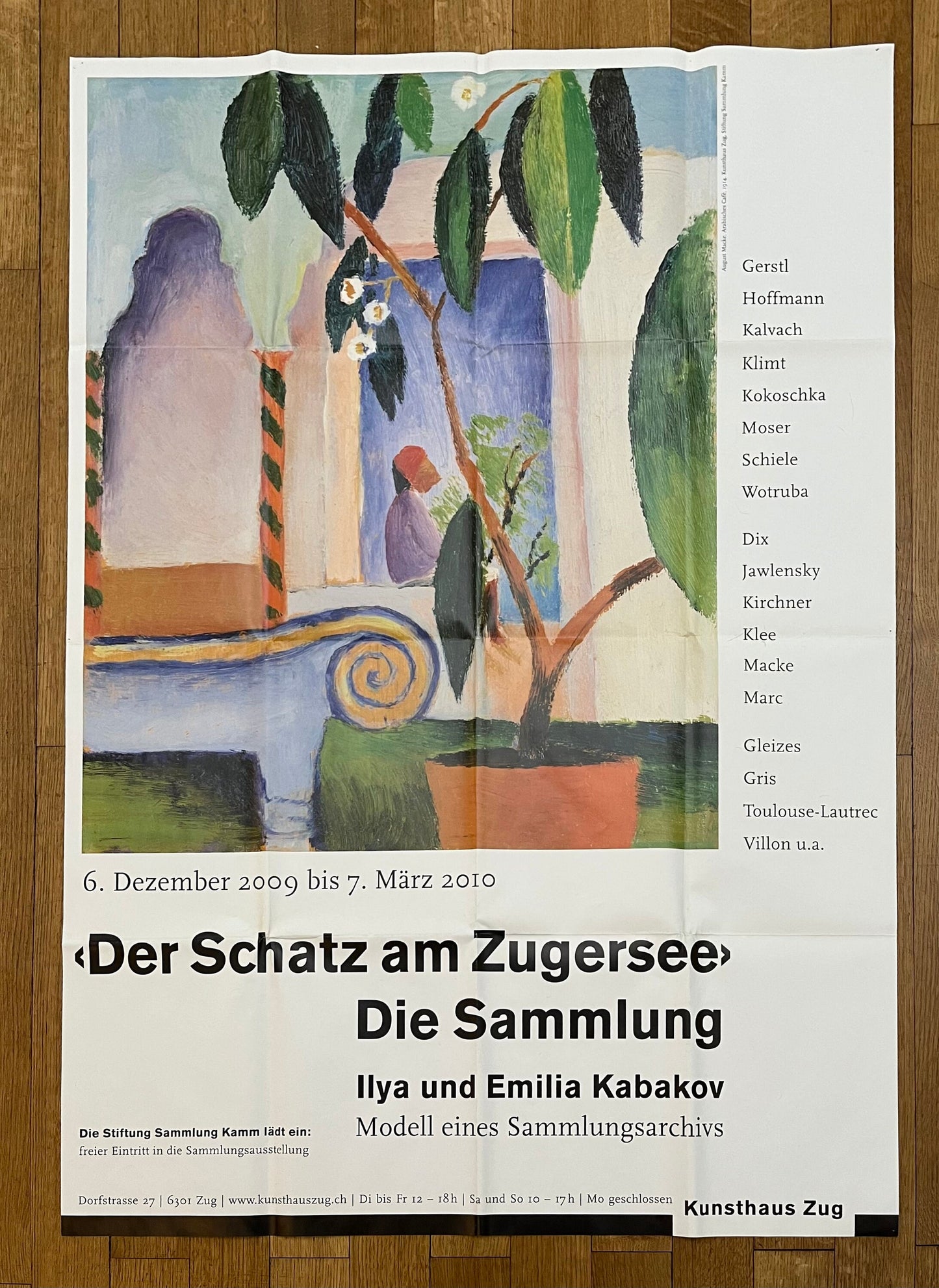 August Macke original art poster - 35.0"×50.2" (89×127.6cm)