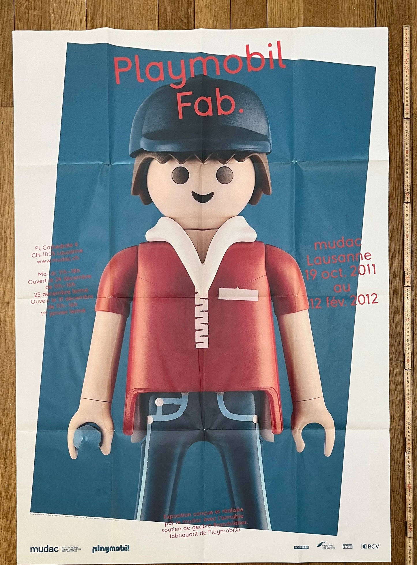 Playmobil original art poster - 35.4"×50.4" (90×128cm)