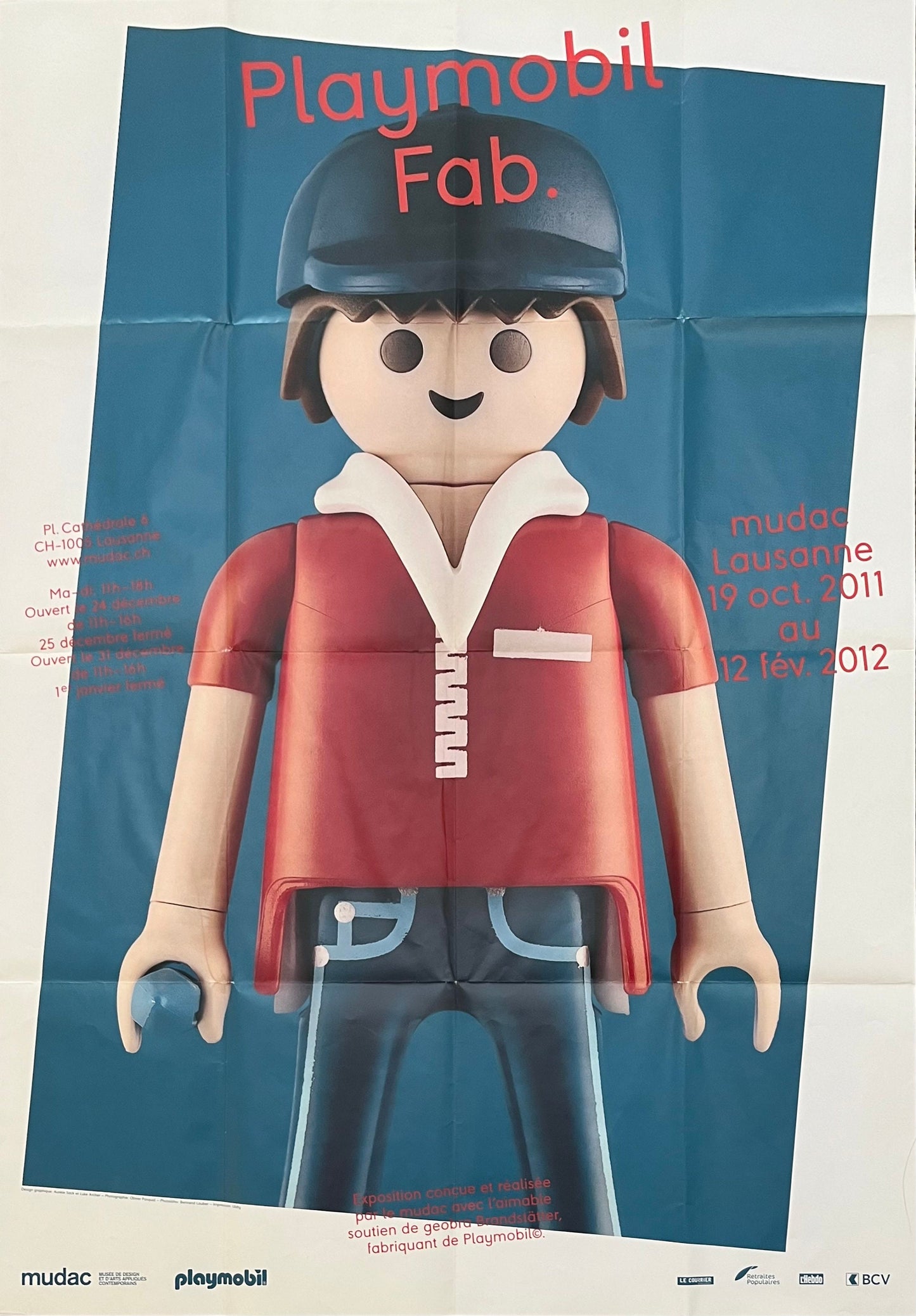 Playmobil original art poster - 35.4"×50.4" (90×128cm)
