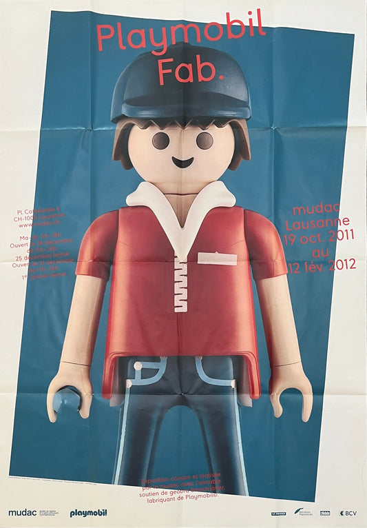 Playmobil original art poster - 35.4"×50.4" (90×128cm)