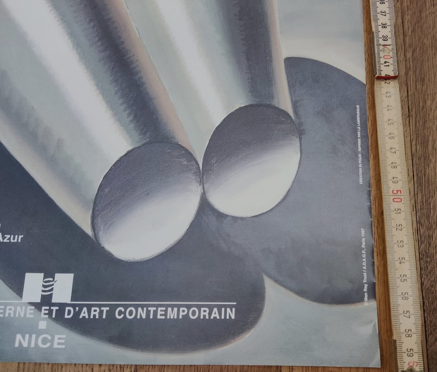 Man Ray original art exhibition poster - 15.7"×27.6" (40×70cm)