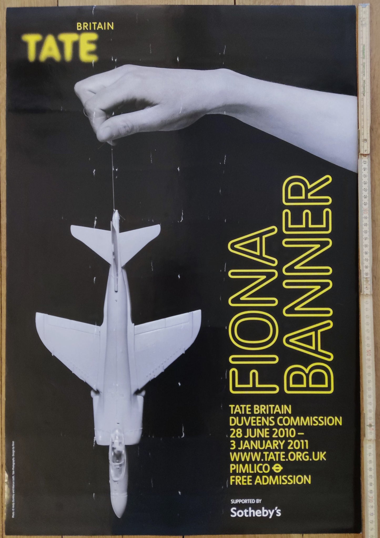 Fiona Banner original art poster - 20.1"×29.9" (51×76cm)