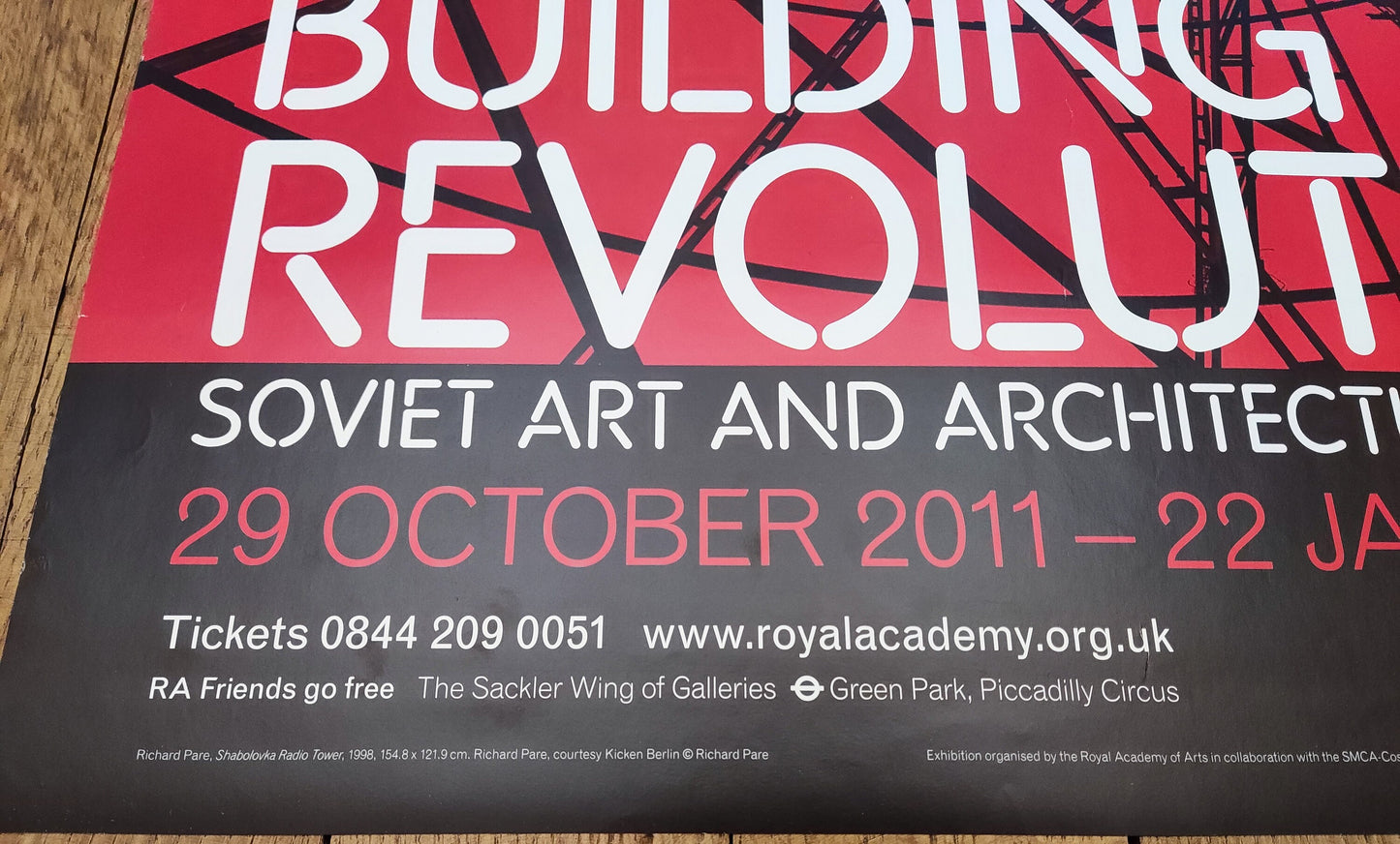 Building of Revolution original art poster - 20.0"×30.0" (50.8×76.2cm)