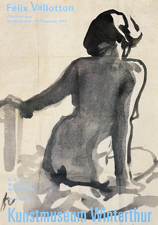 Felix Vallotton museum poster folded - 35.4"×50.4" (90×128cm)