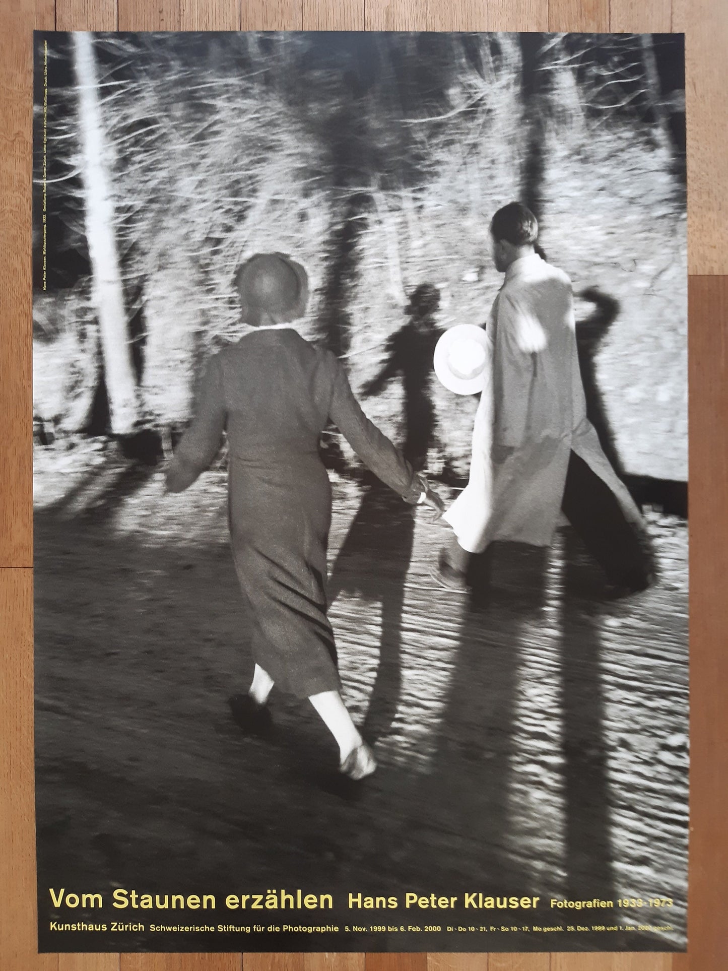 Hans Peter Klauser original art poster - 35.4"×50.4" (90×128cm)
