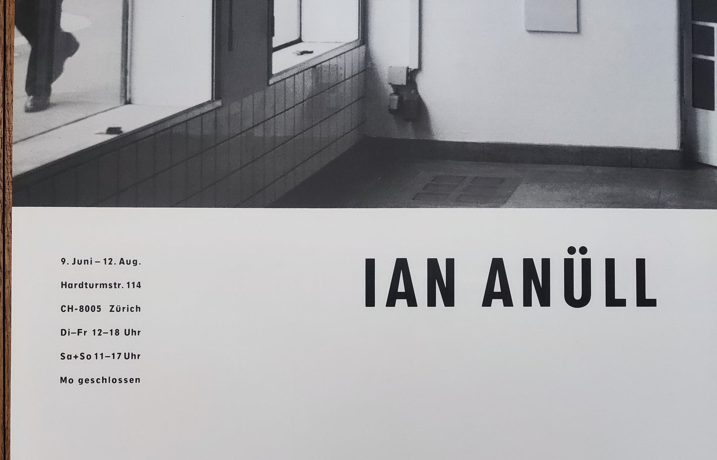 Ian Anüll photo exhibition poster - 23.2"×33.1" (59×84cm)