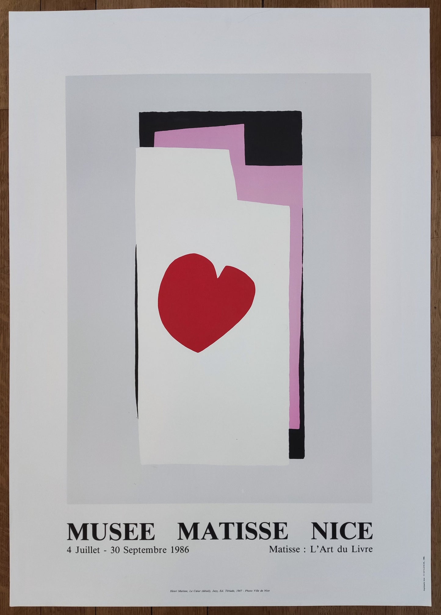 Henri Matisse vintage art exhibition poster - 25.6"×36.2" (65×92cm)