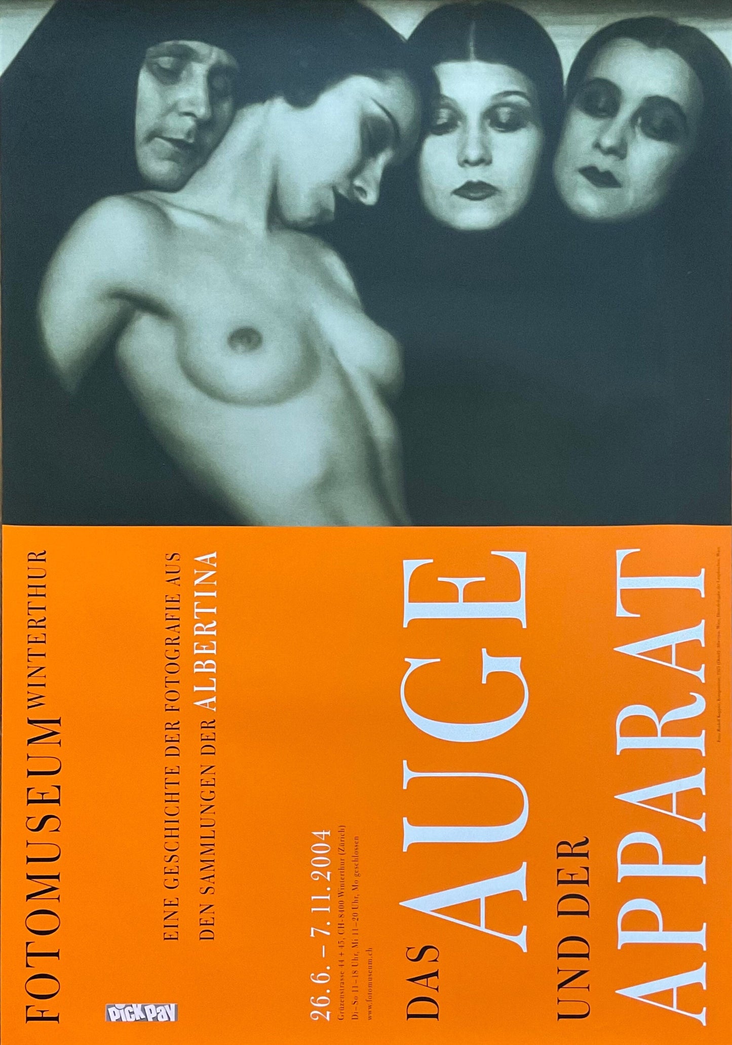 Rudolf Koppitz original art exhibition poster. - 35.4"×50.4" (90×128cm)