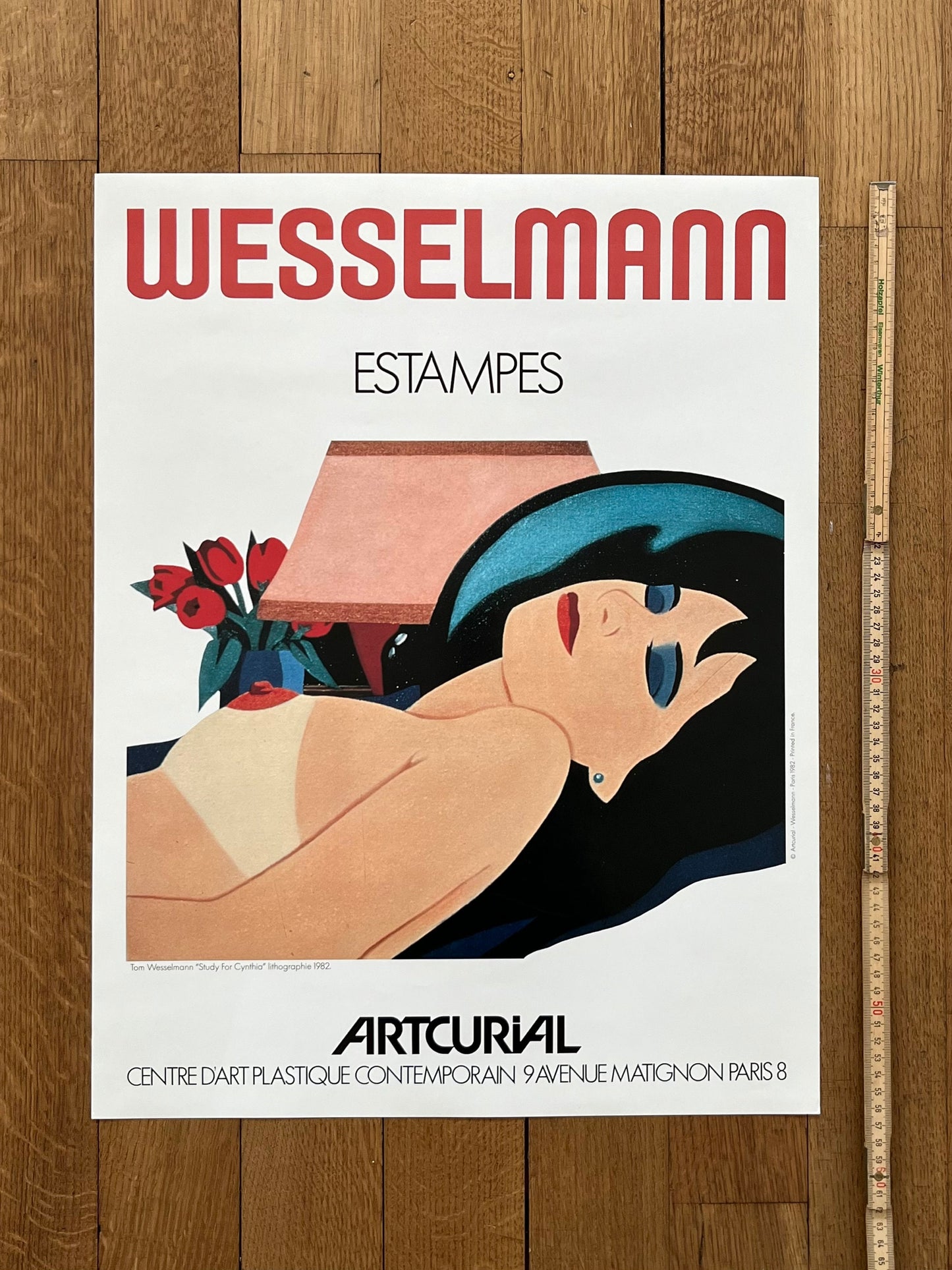 Tom Wesselmann original art poster - 17.3"×22.8" (44×58cm)