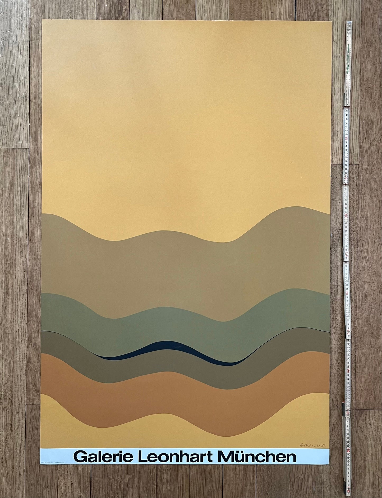 Hannes Grosse original art poster - 29.5"×45.3" (75×115cm)