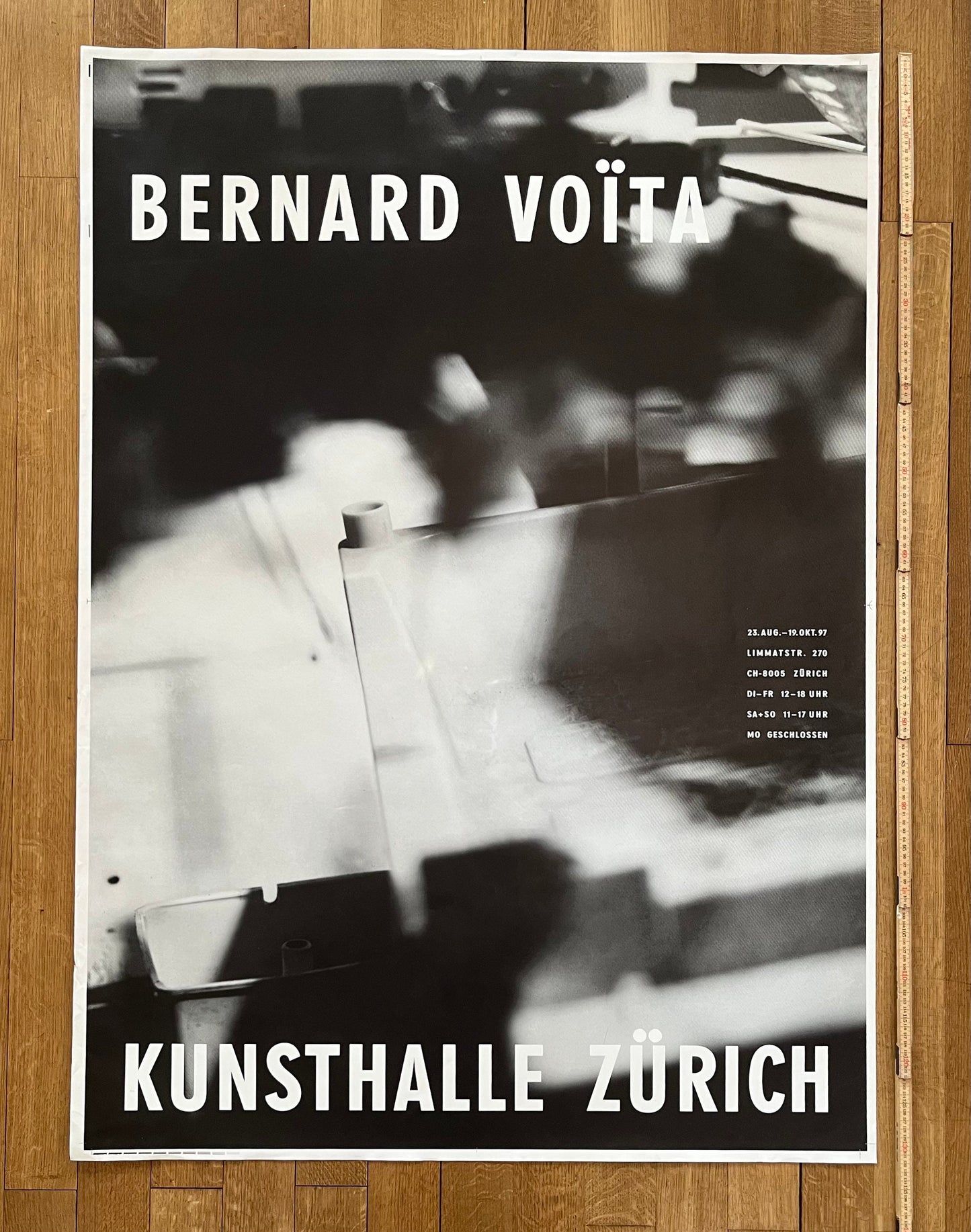Bernard Voïta original art poster - 36.2"×51.2" (92×130cm)