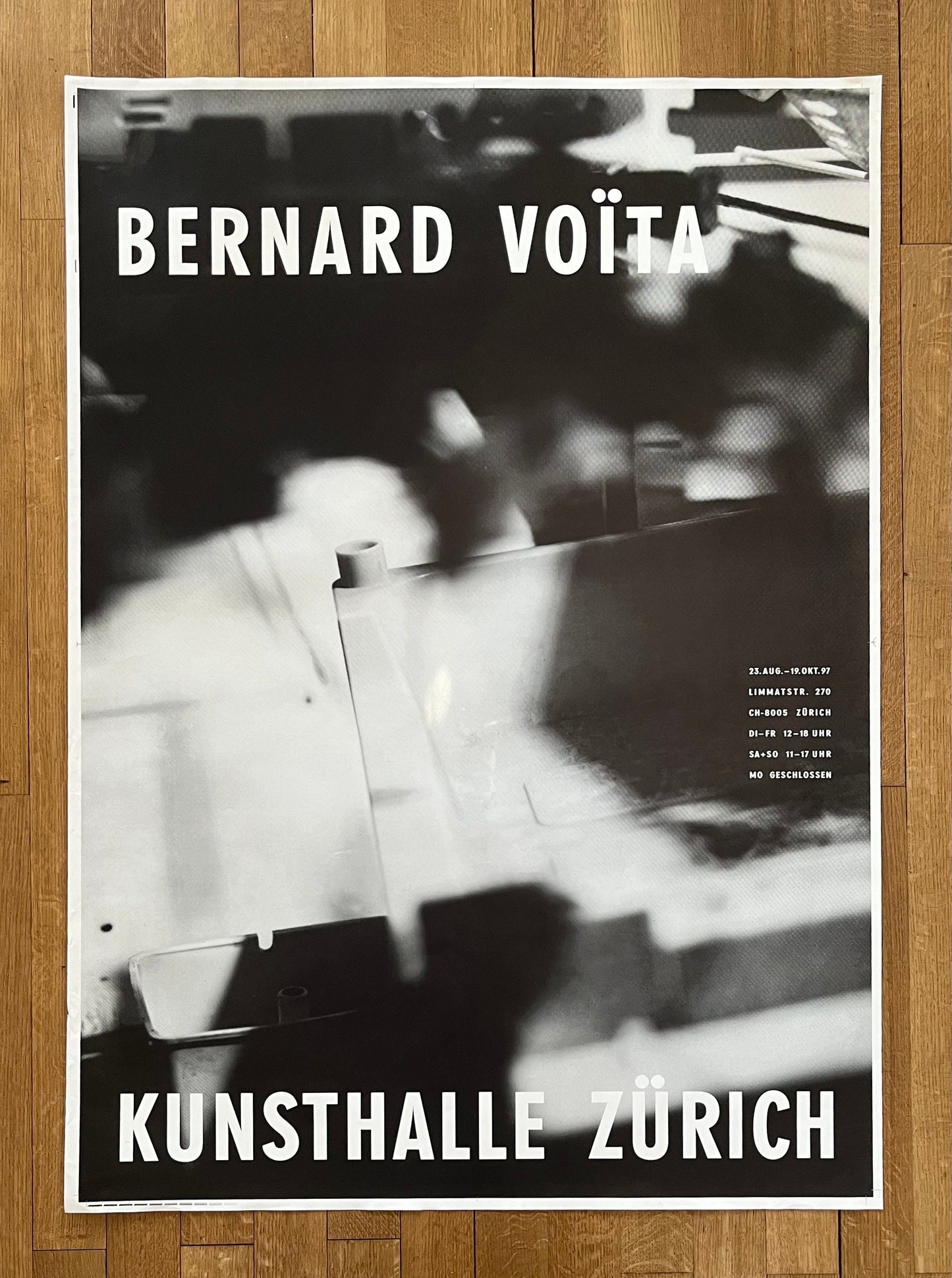 Bernard Voïta original art poster - 36.2"×51.2" (92×130cm)