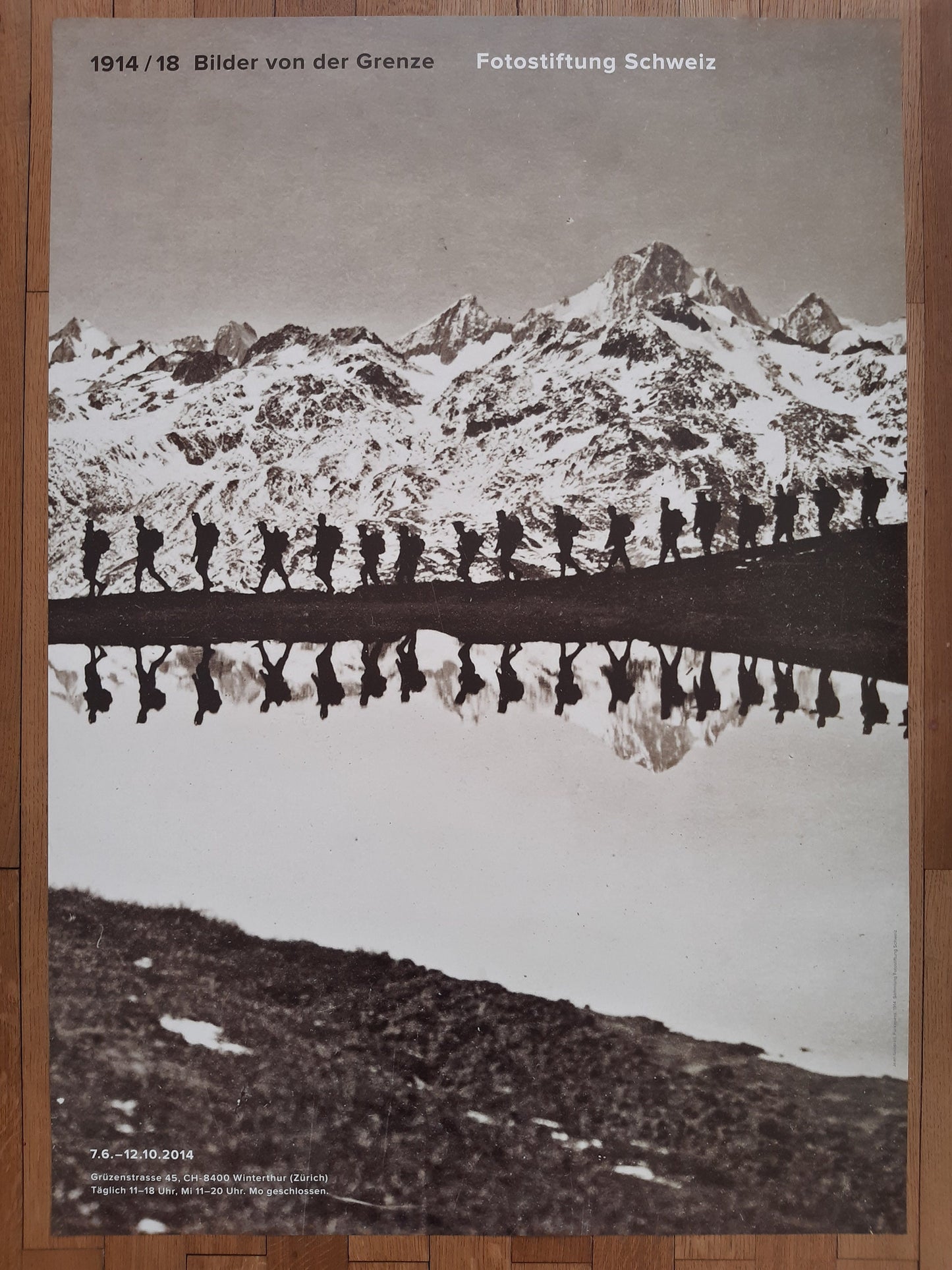 Jean Gaberell photo exhibition poster - 35.4"×50.4" (90×128cm)
