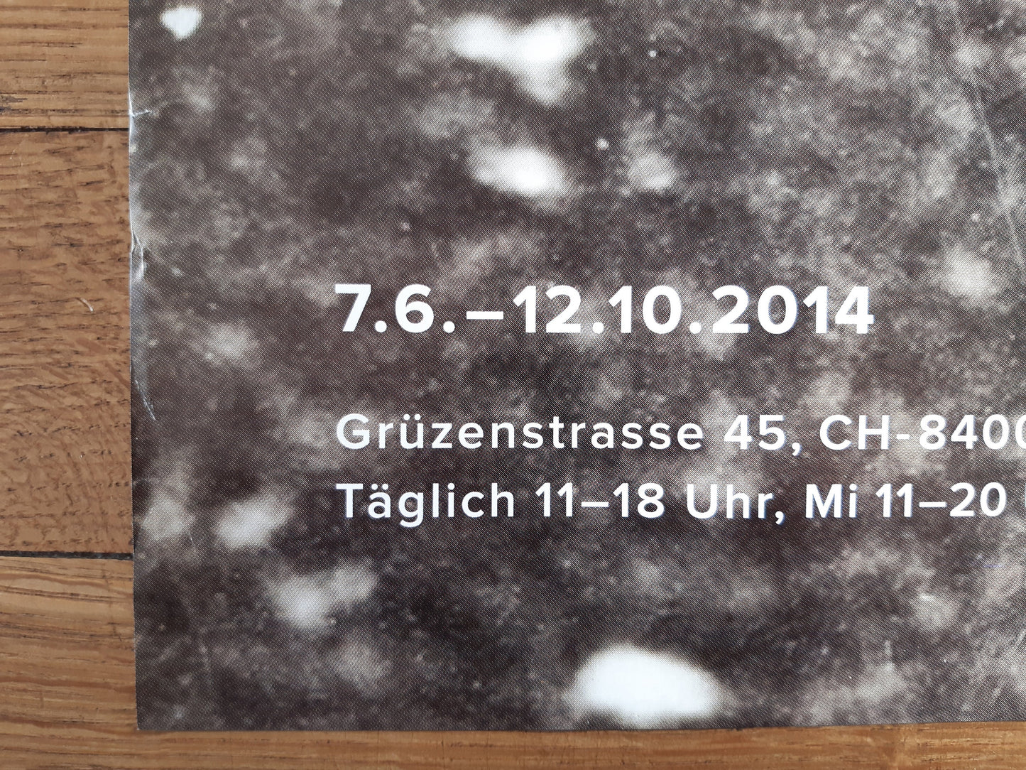 Jean Gaberell photo exhibition poster - 35.4"×50.4" (90×128cm)