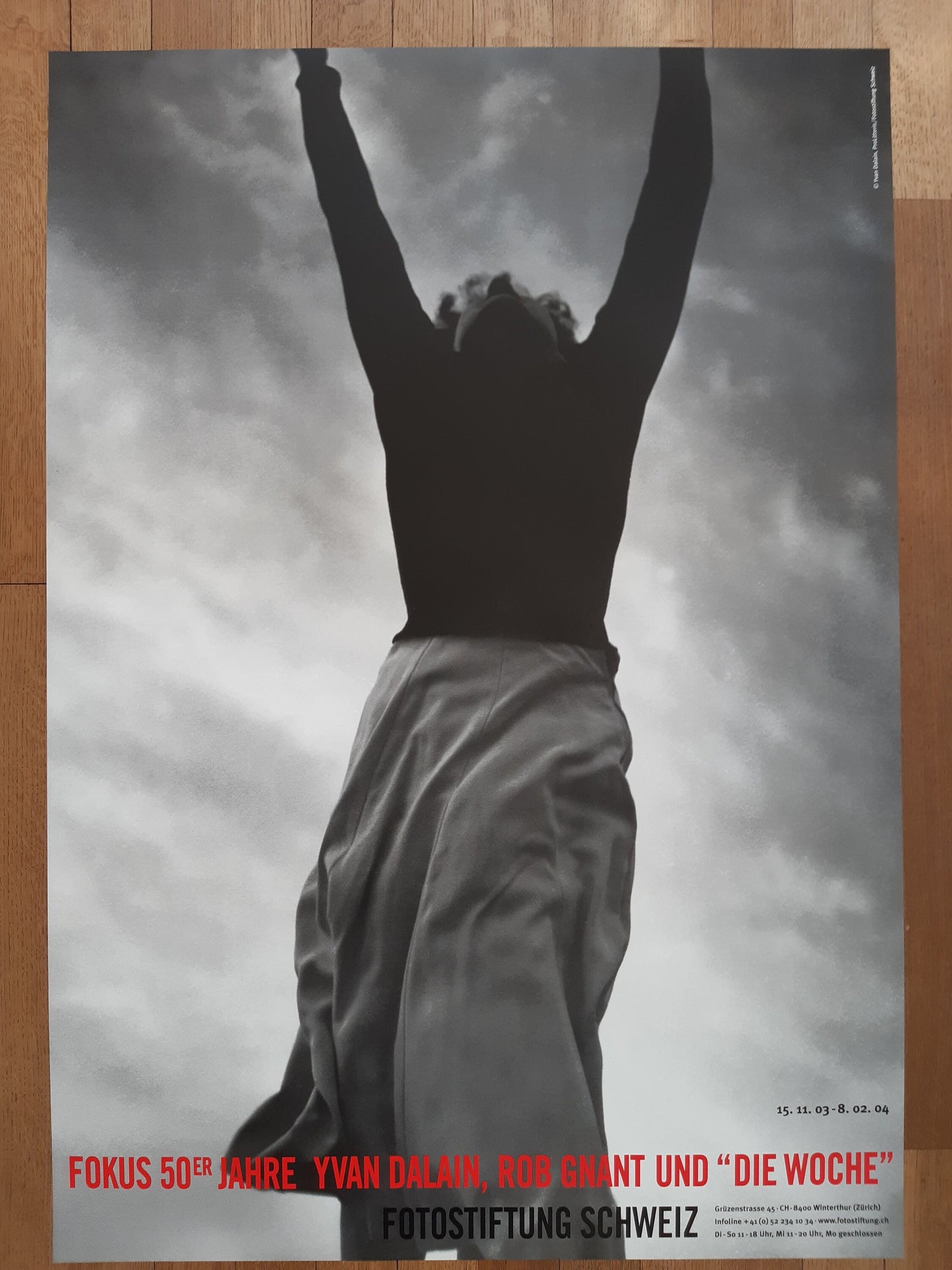 Yvan Dalain art exhibition poster - 35.4"×50.4" (90×128cm)