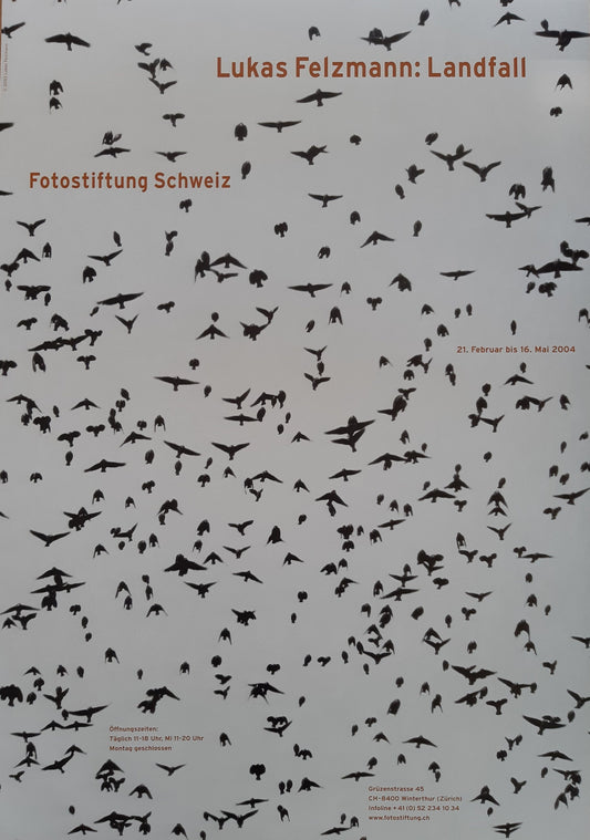 Lukas Felzmann art exhibition poster - 35.4"×50.4" (90×128cm)