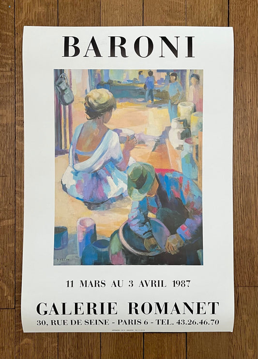 Monique Baroni original art poster - 16.5"×24.2" (42×61.5cm)