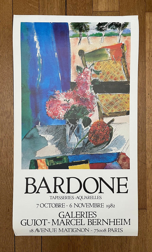 Guy Bardone original art poster - 15.7"×28.0" (40×71cm)