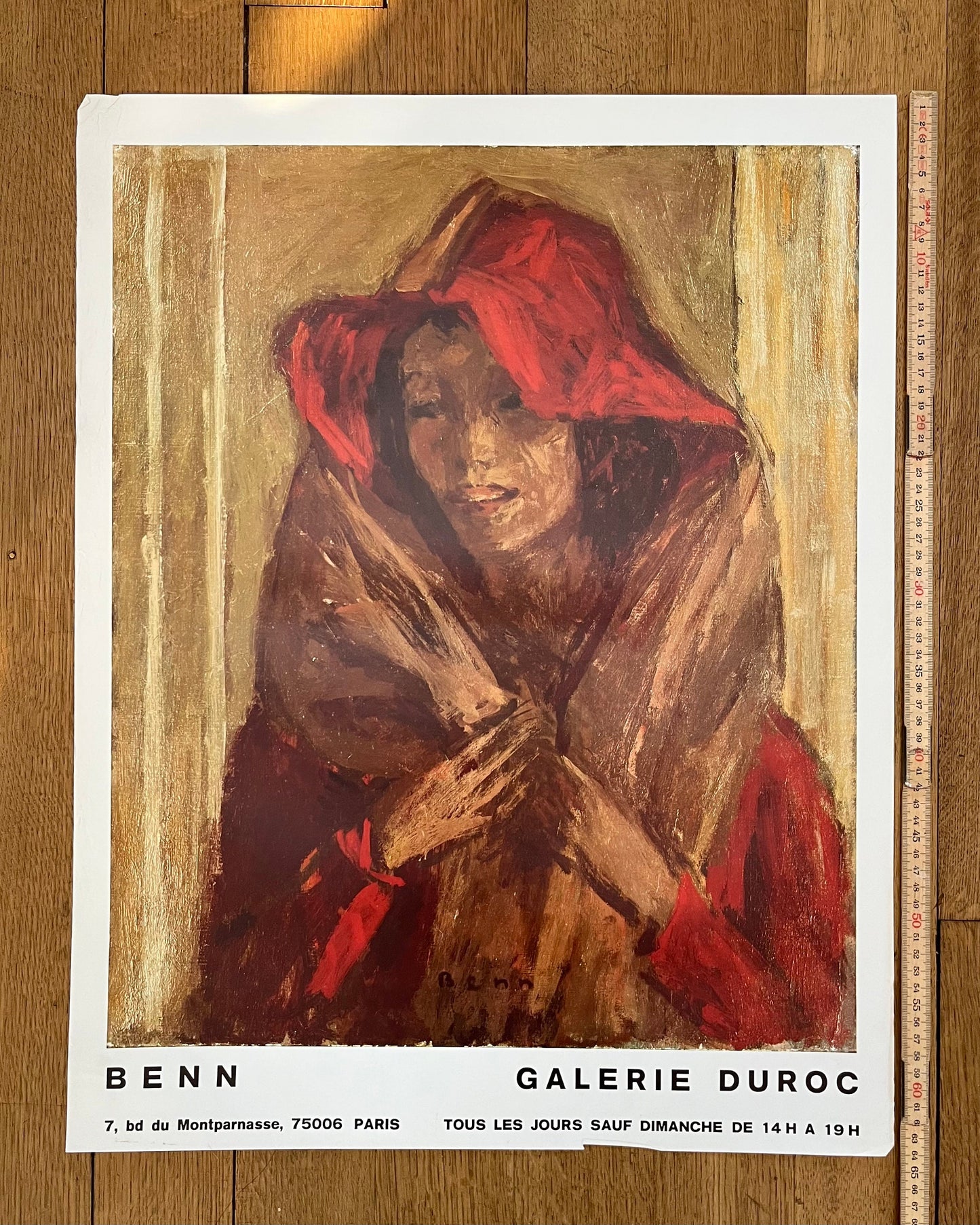 Bencjon "Benn" Rabinowicz original art poster - 19.7"×25.2" (50×64cm)
