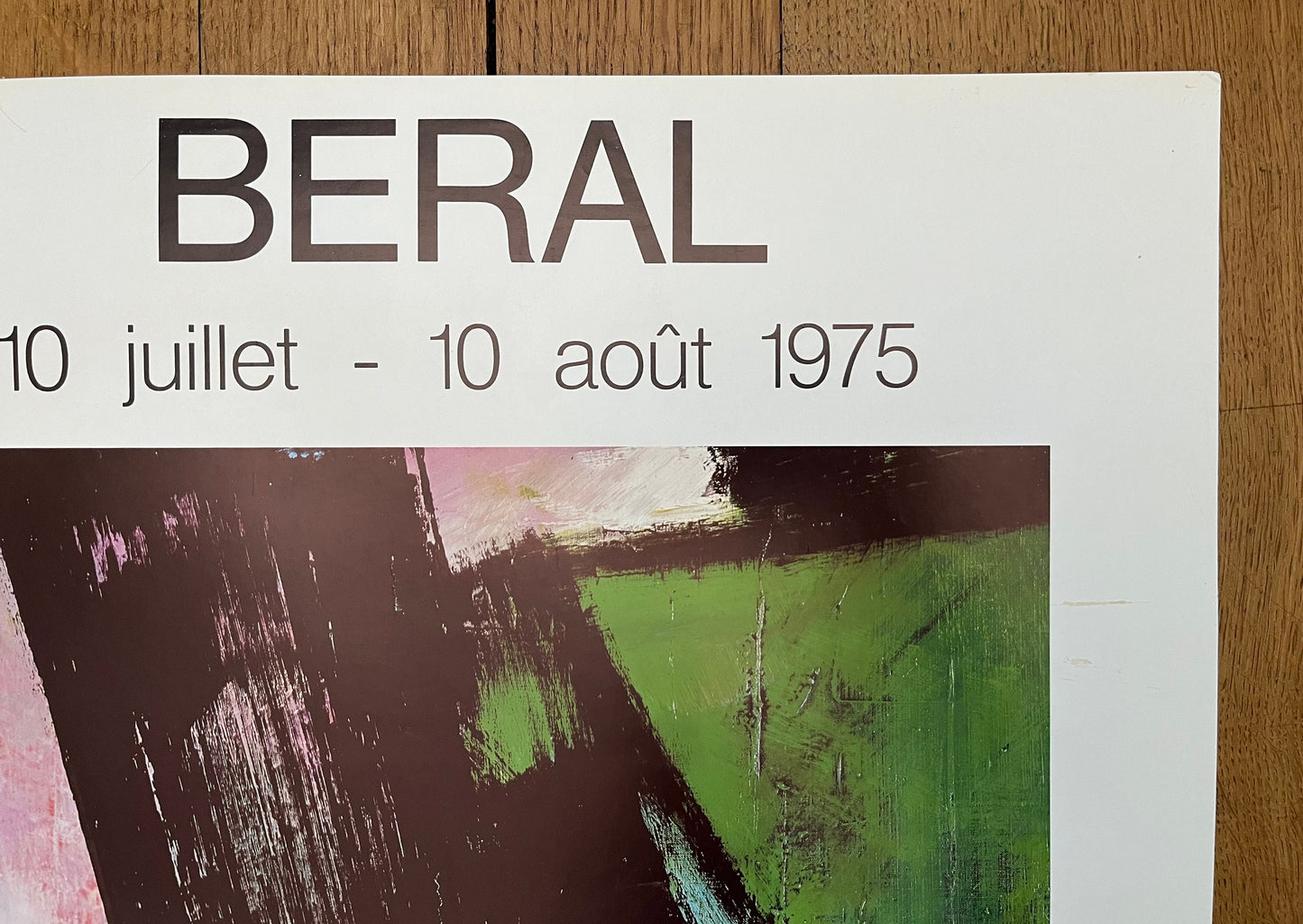 Alain Béral original art poster - 17.7"×25.2" (45×64cm)