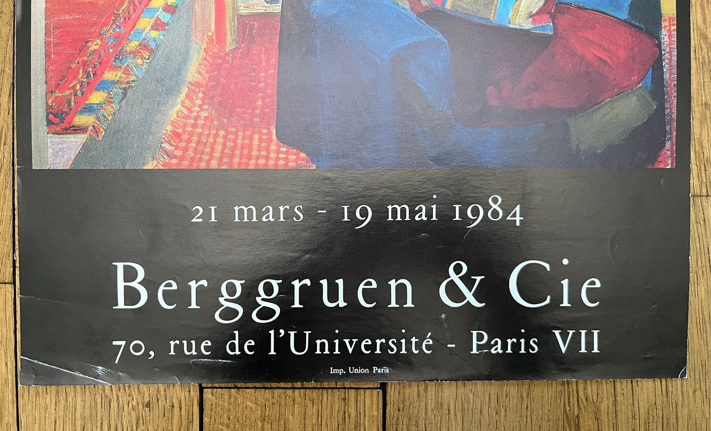 Gérard Beringer art exhibition poster - 12.6"×24.8" (32×63cm)