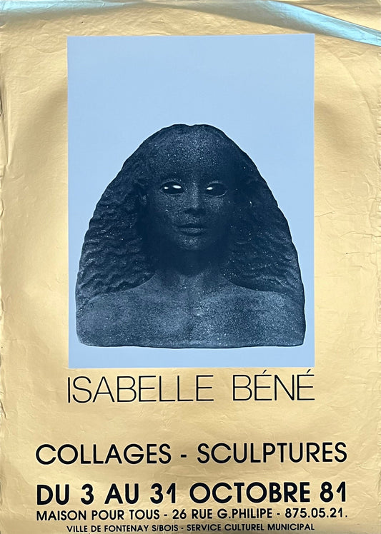 Isabelle Béné art exhibition poster - 19.7"×27.6" (50×70cm)