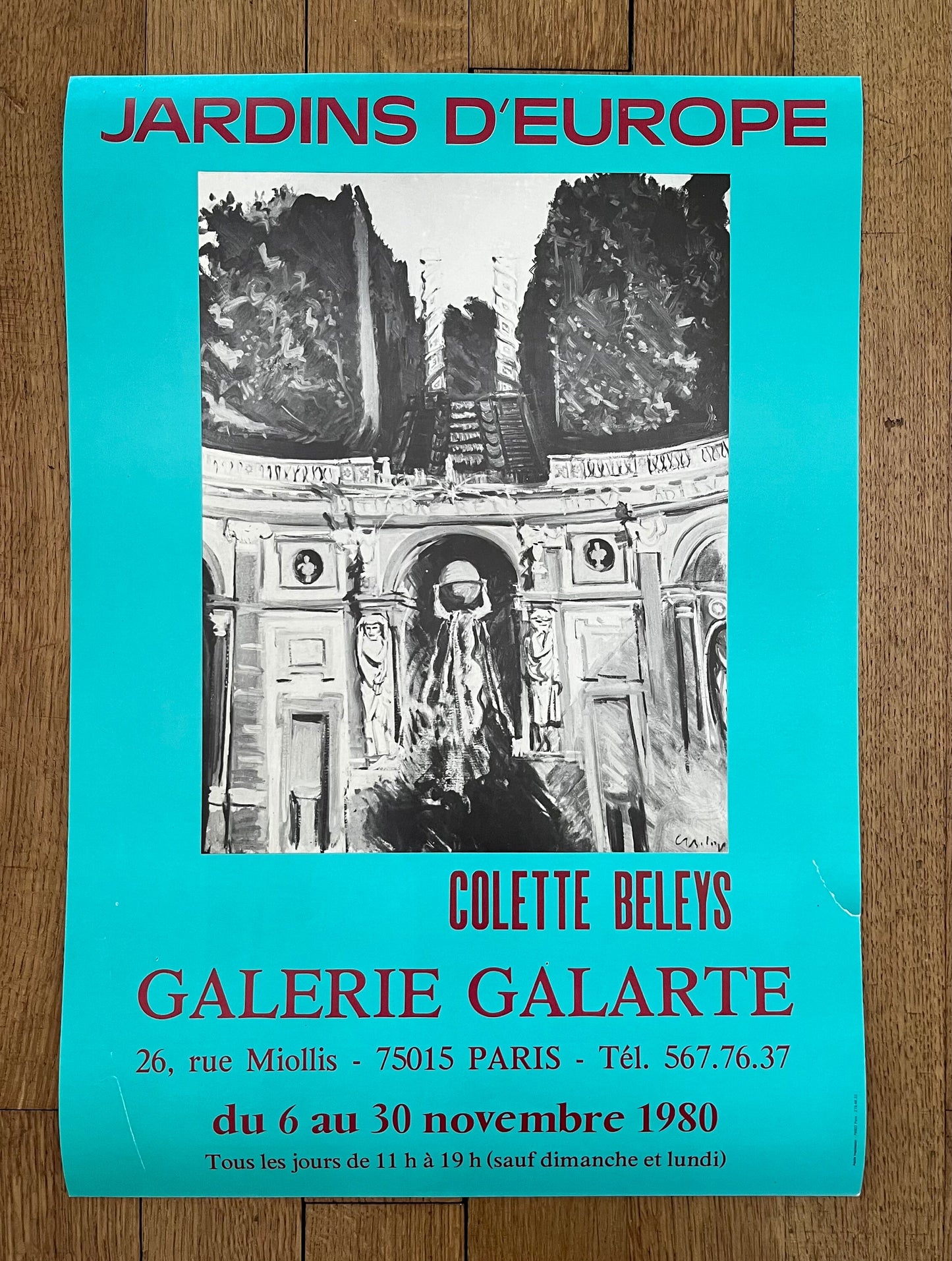 Colette Beleys art exhibition poster - 16.5"×23.6" (42×60cm)
