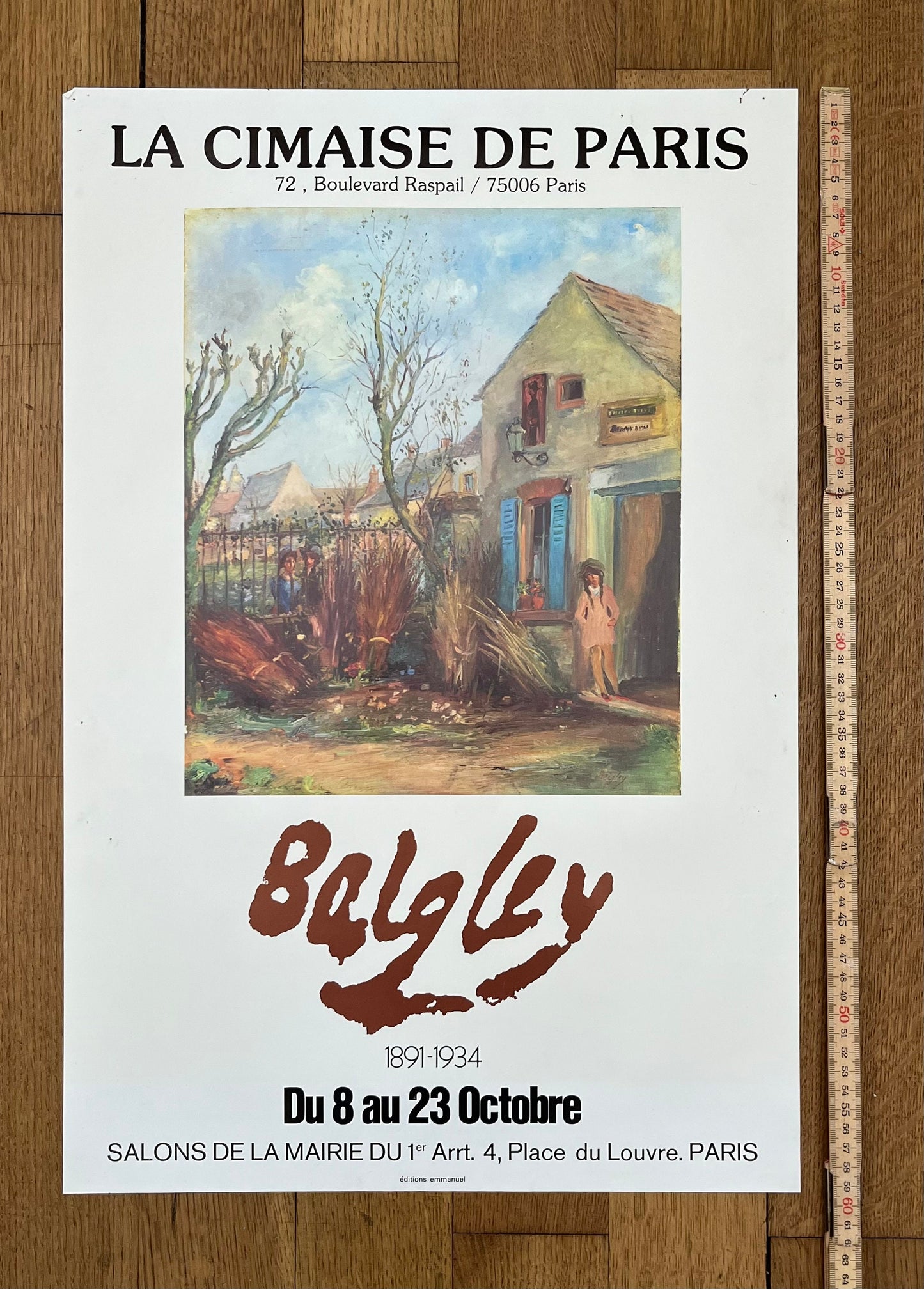 Jacob Balgley art exhibition poster - 15.7"×23.6" (40×60cm)