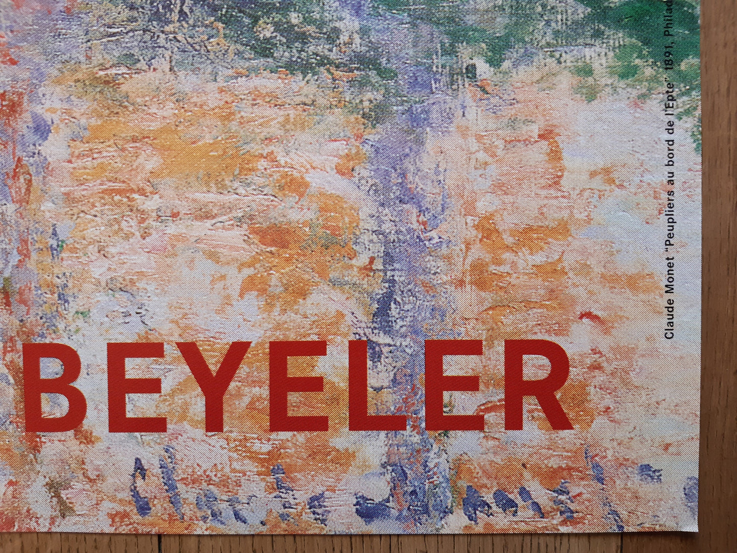Claude Monet original art poster - 35.4"×50.4" (90×128cm)