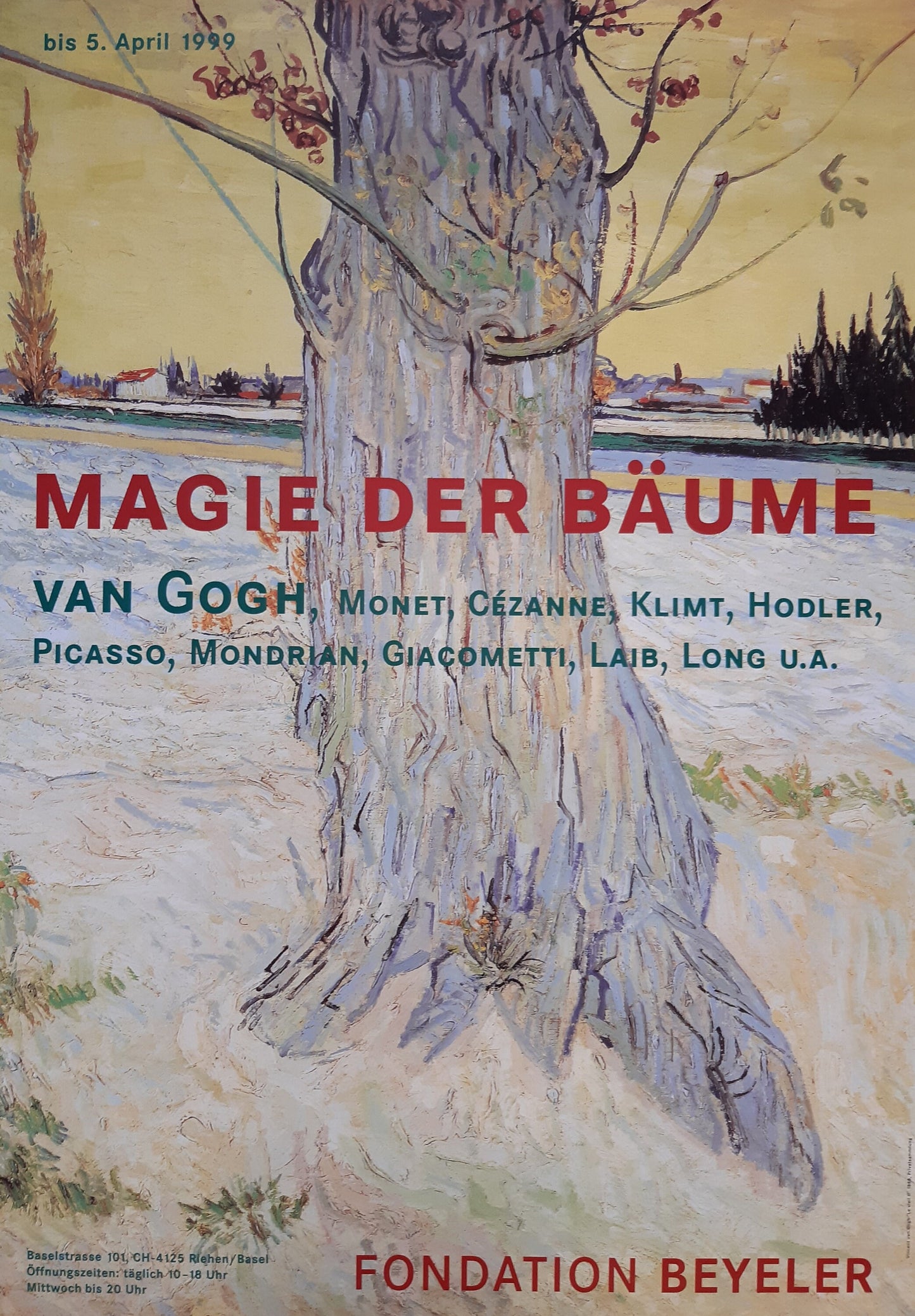 Vincent Van Gogh original art poster - 35.4"×50.4" (90×128cm)