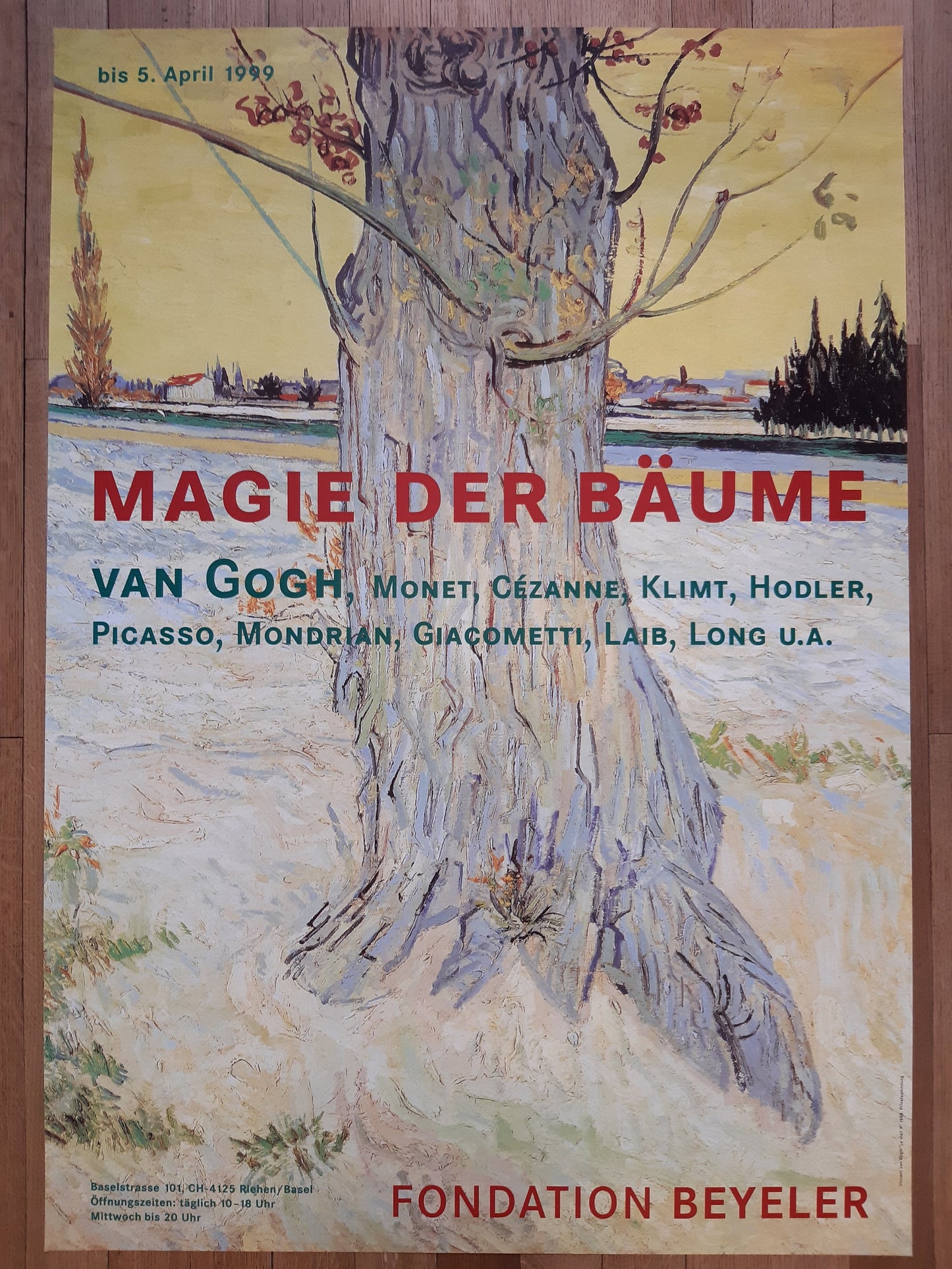 Vincent Van Gogh original art poster - 35.4"×50.4" (90×128cm)