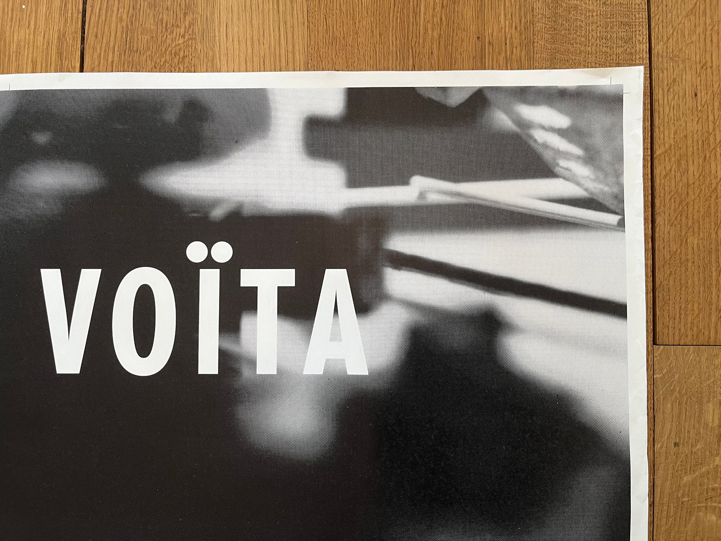 Bernard Voïta original art poster - 36.2"×51.2" (92×130cm)