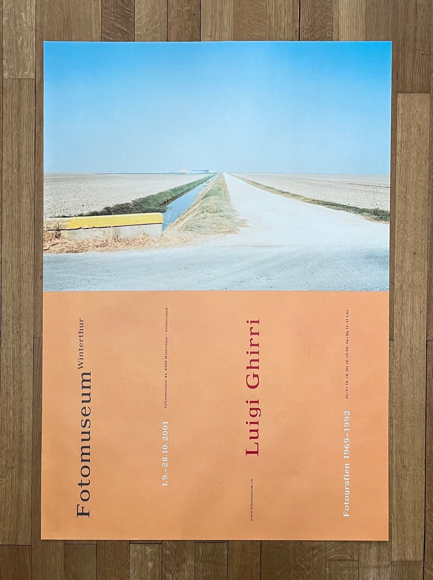 Luigi Ghirri original art poster - 35.4"×50.4" (90×128cm)